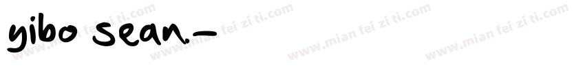yibo sean.字体转换